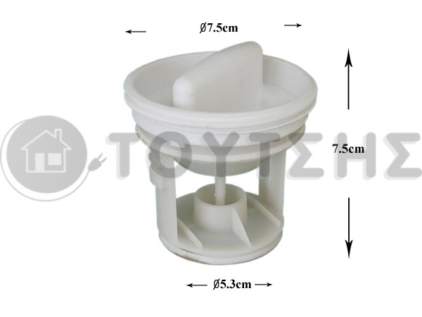 ΦΙΛΤΡO ΠΛΥΝΤΗΡΙΟY ΡΟΥΧΩΝ WHIRLPOOL 481248058089 image