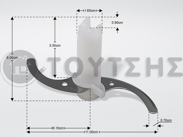 ΜΑΧΑΙΡΙ ΚΟΝΤΟ ΡΑΒΔΟΜΠΛΕΝΤΕΡ 00167715 image