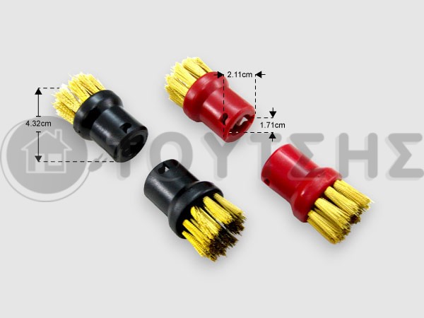 ΓΝΗΣΙΟ ΒΟΥΡΤΣΑΚΙ ΑΤΜΟΚΑΘΑΡΙΣΤΗ KARCHER SET 4 ΤΕΜ image
