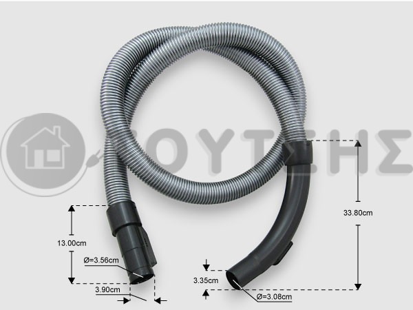 ΓΝΗΣΙΟΣ ΣΩΛΗΝΑΣ ΣΠΙΡΑΛ ΜΕ ΑΚΡΑ ΣΚΟΥΠΑΣ BOSCH SIEMENS 17001737 image