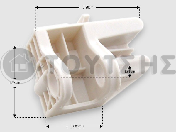 ΓΝΗΣΙΑ ΒΑΣΗ ΑΜΟΡΤΙΣΕΡ ΑΡΙΣΤΕΡΗ AEG ELECTROLUX ZANUSSI 1327646004 image
