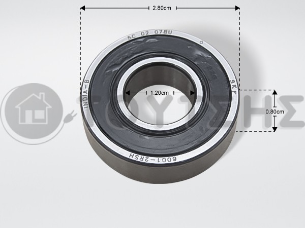 ΡΟΥΛΕΜΑΝ ΠΛΥΝΤΗΡΙΟY 6001 2RS SKF image