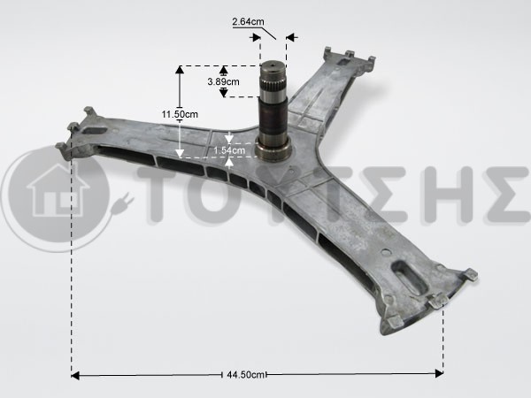 ΑΞΟΝΑΣ ΠΛΥΝΤΗΡΙΟΥ ΡΟΥΧΩΝ SAMSUNG DC97-20825A image