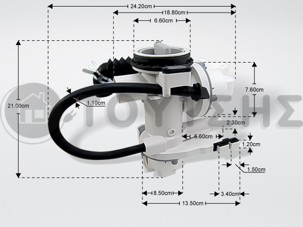 ΑΝΤΛΙΑ ΠΛΥΝΤΗΡΙΟY SAMSUNG DC97-17336C image