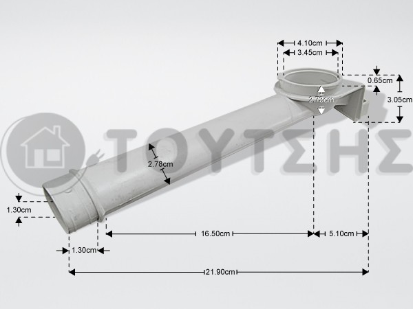 ΒΑΣΗ ΣΤΗΡΙΞΗΣ ΑΝΩ ΨΕΚΑΣΤΗΡΑ ΠΛ.ΠΙΑΤΩΝ WHIRLPOOL 480140101543 image