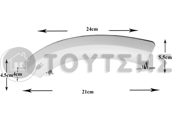 ΚΛΕΙΣΤΡΟ ΠΛΥΝΤΗΡΙΟΥ ΡΟΥΧΩΝ SIEMENS ΑΣΗΜΙ 00751789 image