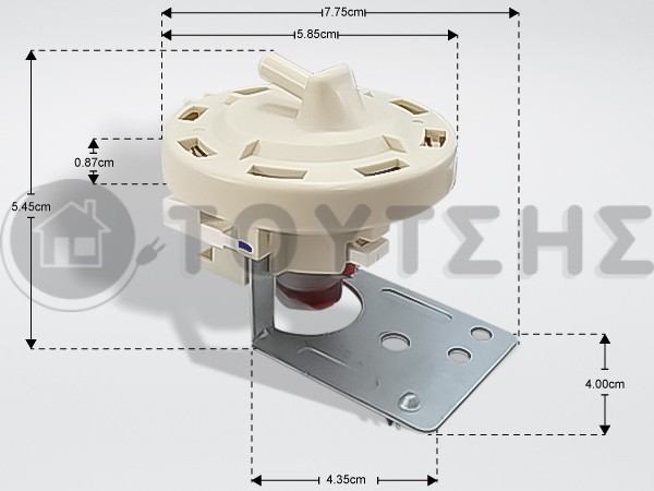 ΠΡΕΣΟΣΤΑΤΗΣ ΠΛΥΝΤΗΡΙΟΥ BEKO 2819710500 image