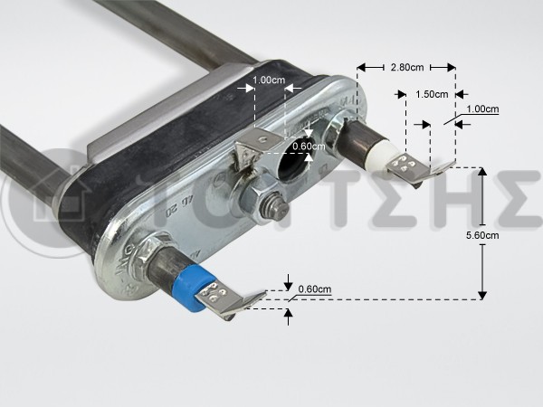 ΑΝΤΙΣΤΑΣΗ ΠΛΥΝΤΗΡΙΟY ΡΟΥΧΩΝ SIEMENS BOSCH ME ΤΡΥΠΑ 22.5CM 1900W 00265961 image