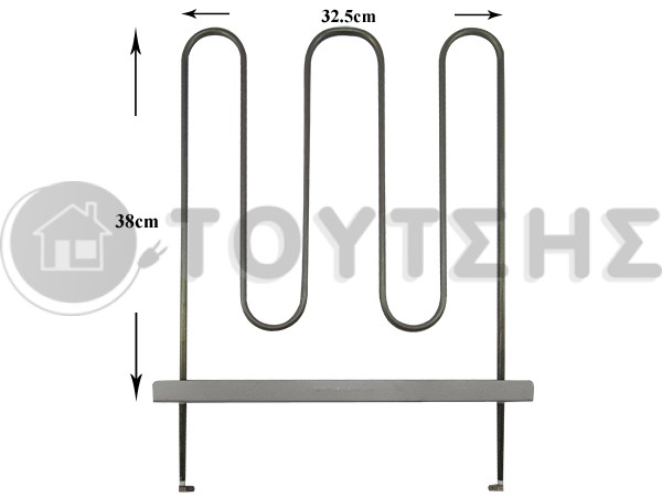 ΑΝΤΙΣΤΑΣΗ ΚΟΥΖΙΝΑΣ ΚΑΤΩ ΜΕΡΟΣ INDESIT ARISTON FRANKE 1200W C00288251 image