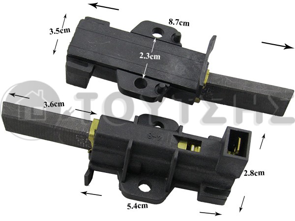 ΚΑΡΒΟΥΝΑΚΙΑ ΠΛΥΝΤΗΡΙΟΥ ΡΟΥΧΩΝ BEKO ARCELIK 6.3X12.5X39 image