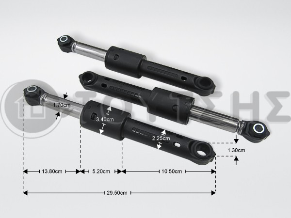 ΑΜΟΡΤΙΣΕΡ ΠΛΥΝΤΗΡΙΟY ΡΟΥΧΩΝ SIEMENS BOSCH SET 3 ΤΕΜ.80N SUSPA 00742719 image