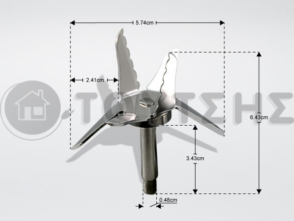 ΜΑΧΑΙΡΙ ΜΠΛΕΝΤΕΡ MOULINEX TEFAL MS-651975 image