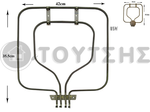 ΑΝΤΙΣΤΑΣΗ ΚΟΥΖΙΝΑΣ ΚΑΤΩ ΜΕΡΟΣ SIEMENS BOSCH 1300W 00219325 image