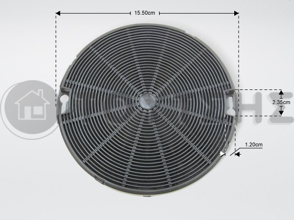 ΦΙΛΤΡΟ ΑΠΟΡΡΟΦΗΤΗΡΑ ΑΝΘΡΑΚΑ ELECTROLUX 4055093712 image