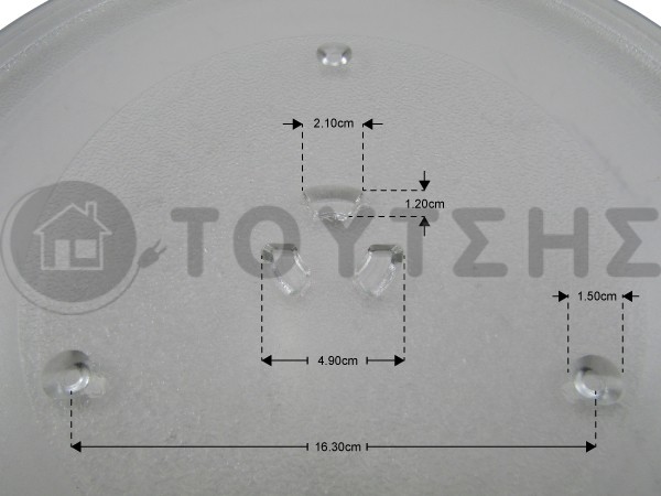 ΠΙΑΤΟ ΦΟΥΡΝΟΥ ΜΙΚΡΟΚΥΜΑΤΩΝ 34,5CM 3 ΕΓΚΟΠΕΣ image