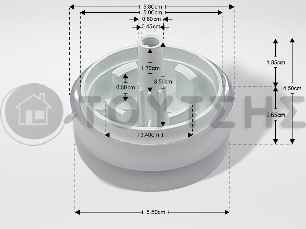 ΚΟΥΜΠΙ ΠΛΥΝΤΗΡΙΟΥ ΡΟΥΧΩΝ SAMSUNG DC64-03312A image