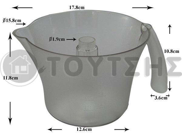 ΚΑΔΟΣ ΑΠΟΧΥΜΩΤΗ 800ML BOSCH SIEMENS 00492083 image