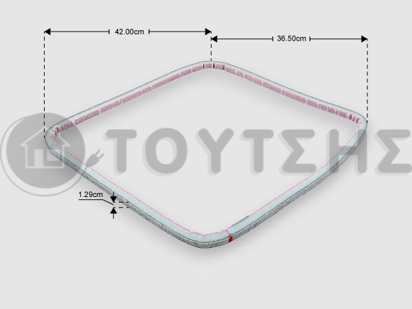 ΓΝΗΣΙΑ ΕΜΠΡΟΣ ΤΥΜΠΑΝΟΥ ΦΛΑΝΤΖΑ ΤΣΟΧΑ ΣΤΕΓΝΩΤΙΡΙΟΥ BOSCH PITSOS SIEMENS 00649045 image