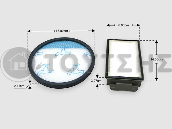 ΓΝΗΣΙA ΦΙΛΤΡA ΣΕΤ ΚΑΔΟΥ ΣΚΟΥΠΑΣ COMPACT POWER ROWENTA ZR780000 image