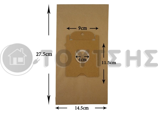 ΣΑΚΟΥΛΑ ΣΚΟΥΠΑΣ SIEMENS BOSCH TYPE K SET 5 ΤΕΜ + 2 ΦΙΛΤΡΑ image