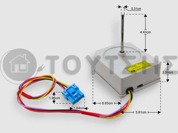 ΓΝΗΣΙΟΣ ΑΝΕΜΙΣΤΗΡΑΣ ΚΑΤΑΨΥΞΗΣ 12V DC  ΨΥΓΕΙΟΥ LG EAU63103001 image