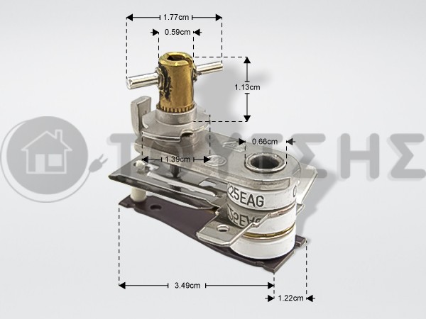 ΘΕΡΜΟΣΤΑΤΗΣ ΦΡΙΤΕΖΑΣ DELONGHI 149°C 5225103400 image