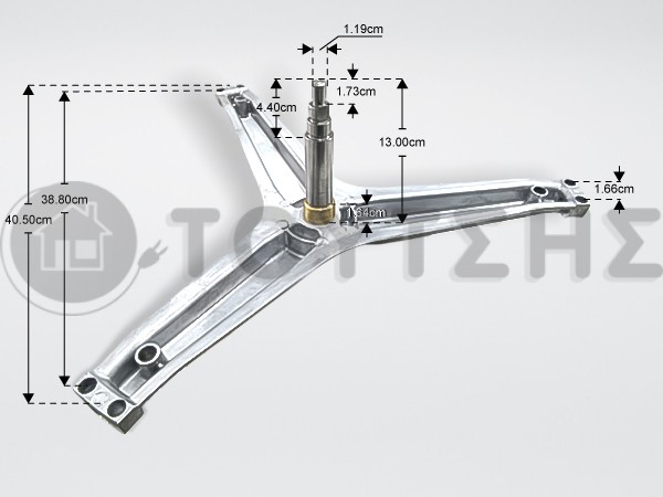 ΑΞΟΝΑΣ ΠΛΥΝΤΗΡΙΟΥ ΡΟΥΧΩΝ SAMSUNG DC97-17602A image