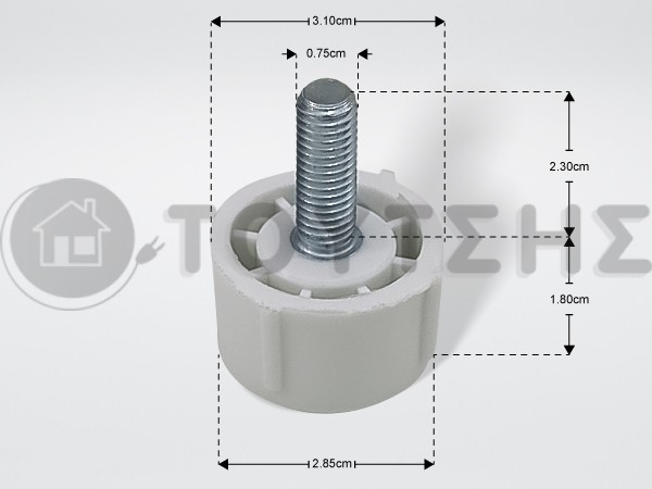 ΠΟΔΑΡΑΚΙ ΨΥΓΕΙΟΥ ARISTON INDESIT WHIRLPOOL C00509792 image