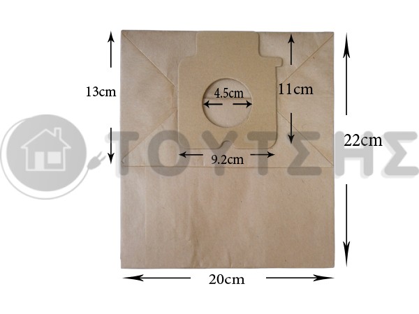 ΣΑΚΟΥΛΑ ΣΚΟΥΠΑΣ NATIONAL PANASONIC  MCE711 SET 5 ΤΕΜ + 2 ΦΙΛΤΡΟ image