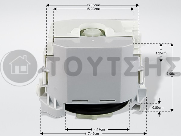 ΑΝΤΛΙΑ ΠΛΥΝΤΗΡΙΟY ΡΟΥΧΩΝ WHIRLPOOL C00297919 image