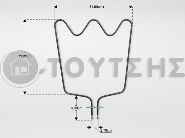 ΑΝΤΙΣΤΑΣΗ ΚΟΥΖΙΝΑΣ ΚΑΤΩ ΜΕΡΟΣ WHIRLPOOL 1150W 481225998421 image
