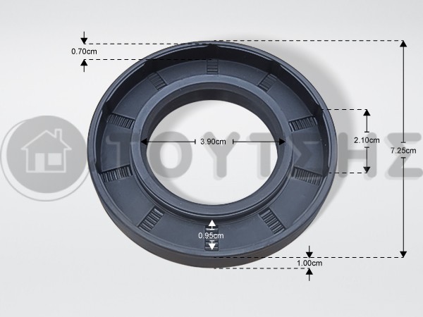 ΤΣΙΜΟΥΧA ΠΛΥΝΤΗΡΙΟY HAIER 40X72X10/11,5  0020300340 image