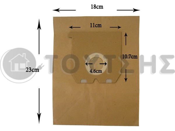 ΣΑΚΟΥΛΑ ΣΚΟΥΠΑΣ ELECTROLUX BOLERO SET 5 ΤΕΜ + 2 ΦΙΛΤΡΑ image