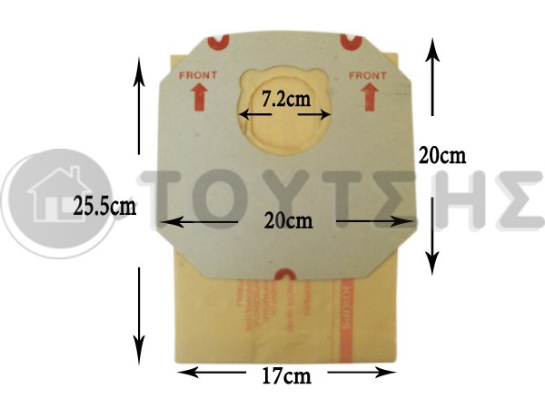 ΣΑΚΟΥΛΑ ΣΚΟΥΠΑΣ ESKIMO HOLLAND 4300 PICCOLO 3000 SET 5 ΤΕΜ + 2 ΦΙΛΤΡΑ image