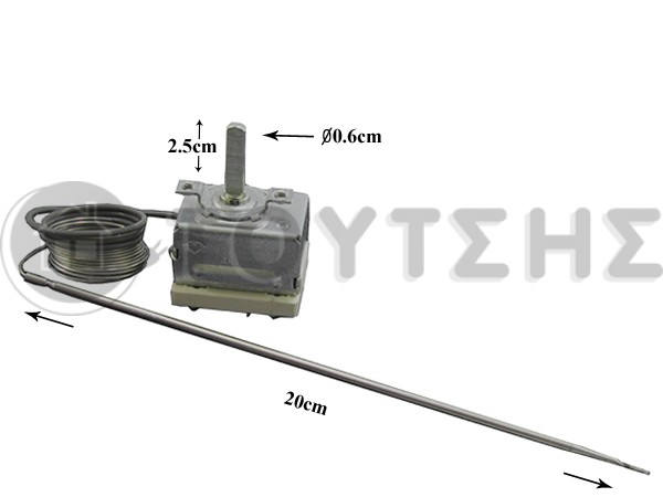 ΘΕΡΜΟΣΤΑΤΗΣ ΚΟΥΖΙΝΑΣ AEG ZANUSSI ELECTROLUX ΜΑΚΡΥ ΠΟΥΡΟ 282°C 3890776036 image