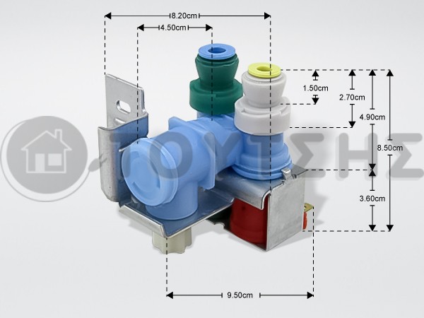 ΒΑΛΒΙΔΑ ΨΥΓΕΙΟΥ WHIRLPOOL GENERAL ELECTRIC 110V 481201230429 image