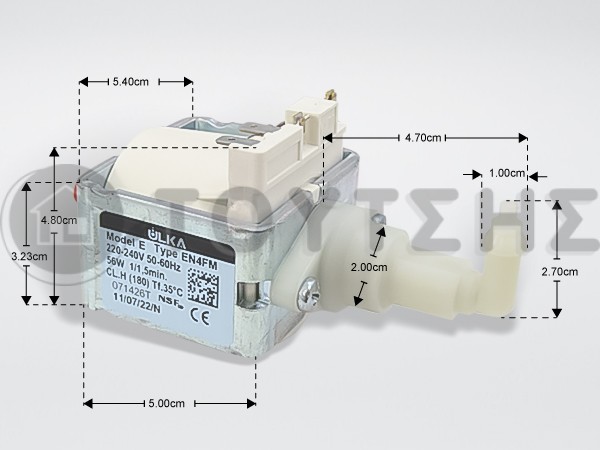 ΑΝΤΛΙΑ ΚΑΦΕΤΙΕΡΑΣ KRUPS DELONGHI 56W 220V MS-623624 image