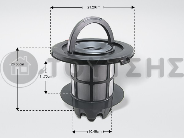 ΦΙΛΤΡΟ ΣΚΟΥΠΑΣ ΚΑΔΟΥ SIEMENS 00708278 image