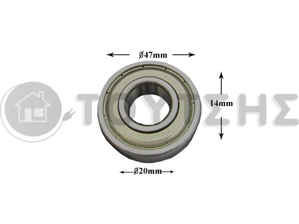 ΡΟΥΛΕΜΑΝ ΠΛΥΝΤΗΡΙΟY 6204 ZZ NSK 20x47x14 image