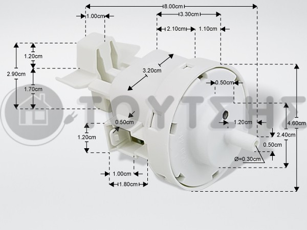 ΠΡΕΣΟΣΤΑΤΗΣ ΠΛΥΝΤΗΡΙΟY ΡΟΥΧΩΝ CANDY 49045846 image