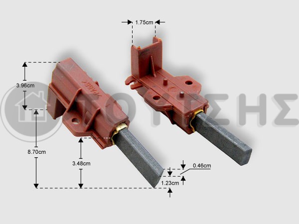 ΚΑΡΒΟΥΝΑΚΙΑ ΠΛΥΝΤΗΡΙΟY ΡΟΥΧΩΝ  ARISTON INDESIT TYPE R 5X12,5X32MM image