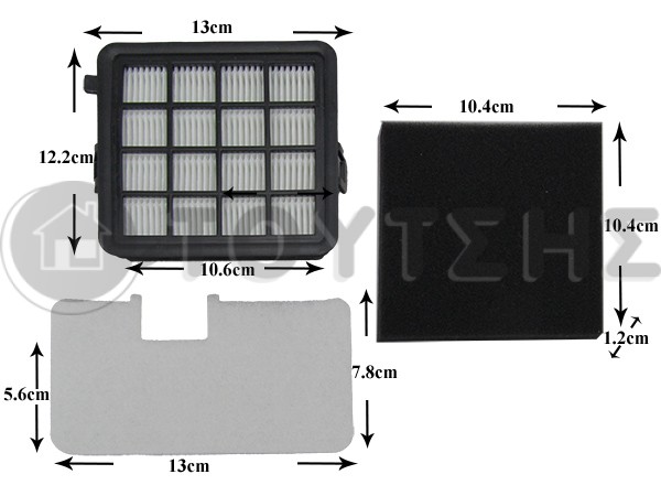 ΦΙΛΤΡΟ ΣΚΟΥΠΑΣ SET 3 ΤΕΜ AEG ELECTROLUX 9001680926 image